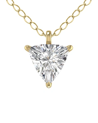 Lab Grown Diamonds 14k 1.00 Ct. Tw. Lab Grown Diamond Necklace In Gold
