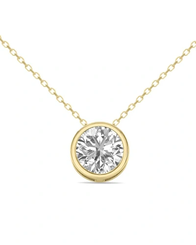 Lab Grown Diamonds 14k 1.00 Ct. Tw. Lab Grown Diamond Necklace In Gold