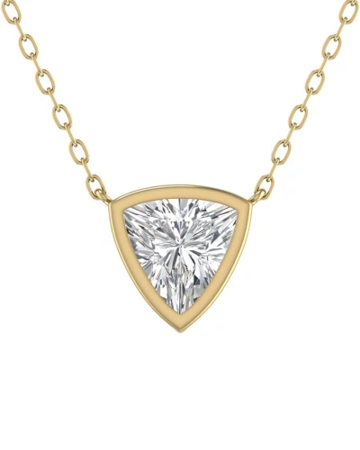 Lab Grown Diamonds 14k 1.00 Ct. Tw. Lab Grown Diamond Necklace In Gold