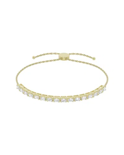 LAB GROWN DIAMONDS 14K 1.00 CT. TW. LAB GROWN DIAMOND TENNIS BOLO BRACELET