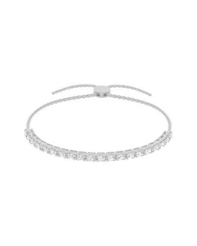 Lab Grown Diamonds 14k 1.00 Ct. Tw. Lab Grown Diamond Tennis Bolo Bracelet In White