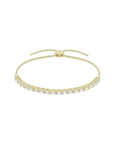 LAB GROWN DIAMONDS 14K 1.00 CT. TW. LAB GROWN DIAMOND TENNIS BOLO BRACELET