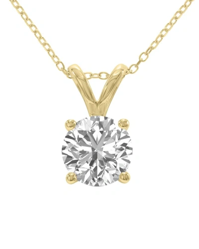 Lab Grown Diamonds 14k 1.50 Ct. Tw. Lab Grown Diamond Necklace In Gold