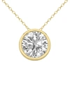 LAB GROWN DIAMONDS 14K 1.50 CT. TW. LAB GROWN DIAMOND NECKLACE