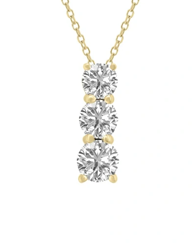 LAB GROWN DIAMONDS 14K 1.50 CT. TW. LAB GROWN DIAMOND NECKLACE
