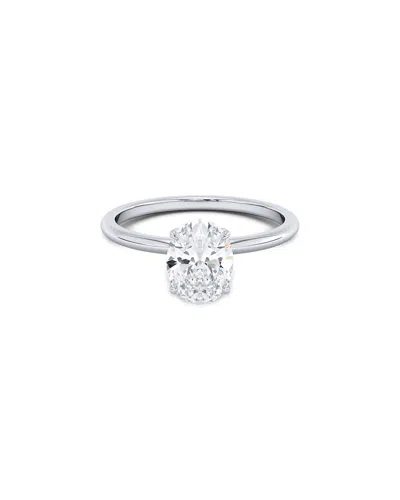 Lab Grown Diamonds 14k 1.50 Ct. Tw. Lab-grown Diamond Ring In Metallic