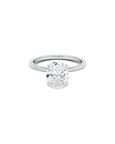 Lab Grown Diamonds 14k 1.50 Ct. Tw. Lab-grown Diamond Ring In Metallic