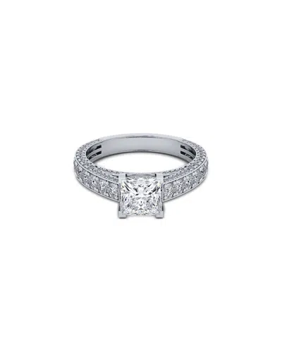 Lab Grown Diamonds 14k 1.90 Ct. Tw. Lab-grown Diamond Ring In Metallic