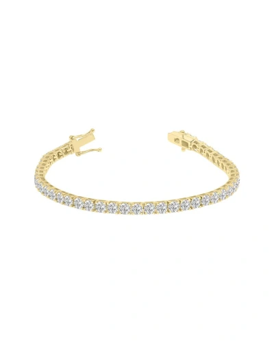 Lab Grown Diamonds 14k 10.00 Ct. Tw. Lab Grown Diamond Bracelet In Gold