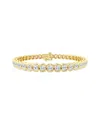 Lab Grown Diamonds 14k 8.04 Ct. Tw. Lab Grown Diamond Bracelet