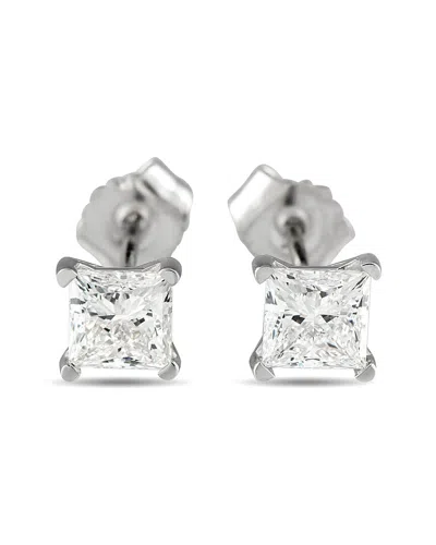 Lab Grown Diamonds 14k 1.00 Ct. Tw. Diamond Earring In White