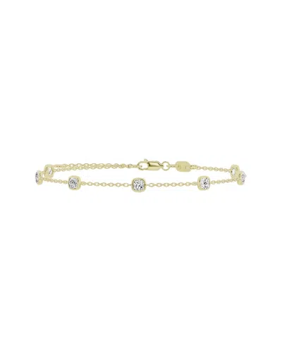 Lab Grown Diamonds 14k 1.00 Ct. Tw. Lab-grown Diamond Bracelet In Gold