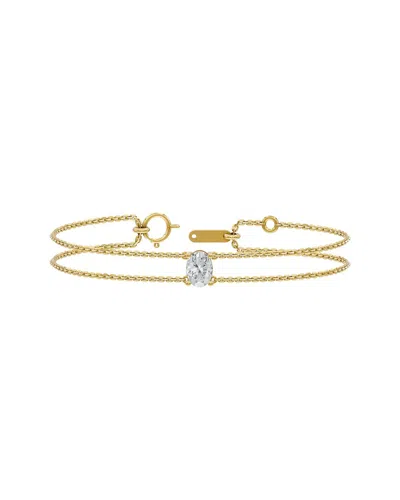 Lab Grown Diamonds 14k 1.00 Ct. Tw. Lab-grown Diamond Bracelet In Gold