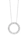 Lab Grown Diamonds 14k 1.00 Ct. Tw. Lab-grown Diamond Circle Pendant