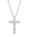 Lab Grown Diamonds 14k 1.00 Ct. Tw. Lab Grown Diamond Cross Pendant