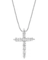Lab Grown Diamonds 14k 1.00 Ct. Tw. Lab Grown Diamond Cross Pendant