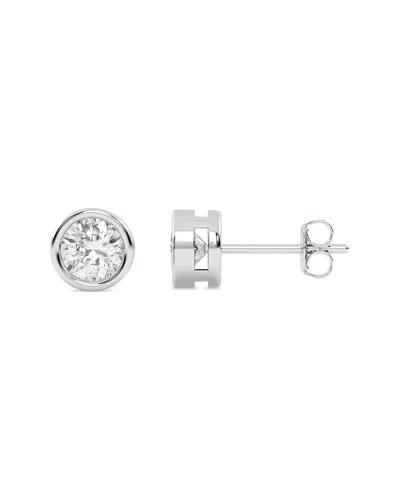 Lab Grown Diamonds 14k 1.00 Ct. Tw. Lab-grown Diamond Earrings In Brown