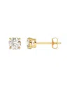 Lab Grown Diamonds 14k 1.00 Ct. Tw. Lab-grown Diamond Earrings In Gold