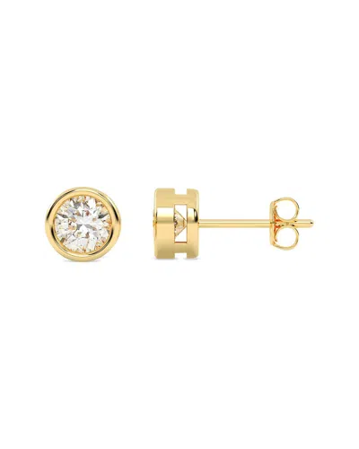 Lab Grown Diamonds 14k 1.00 Ct. Tw. Lab-grown Diamond Earrings In Gold