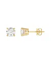 Lab Grown Diamonds 14k 1.00 Ct. Tw. Lab-grown Diamond Earrings In Gold