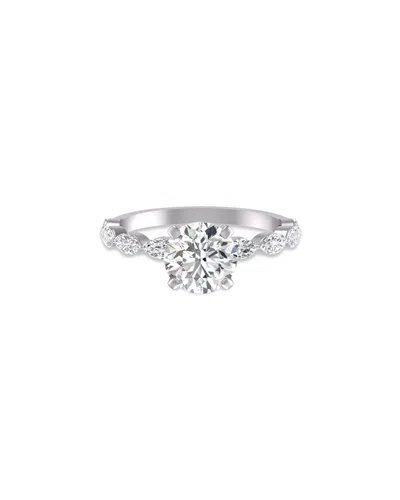Lab Grown Diamonds 14k 1.00 Ct. Tw. Lab-grown Diamond Eleanor Ring In Metallic