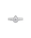 Lab Grown Diamonds 14k 1.00 Ct. Tw. Lab Grown Diamond Halo Ring