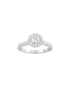 Lab Grown Diamonds 14k 1.00 Ct. Tw. Lab Grown Diamond Halo Ring