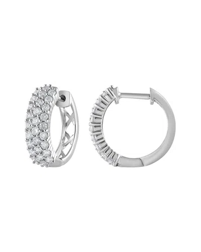 LAB GROWN DIAMONDS 14K 1.00 CT. TW. LAB-GROWN DIAMOND HOOPS