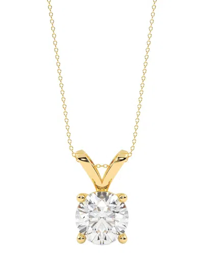 Lab Grown Diamonds 14k 1.00 Ct. Tw. Lab-grown Diamond Necklace In Gold