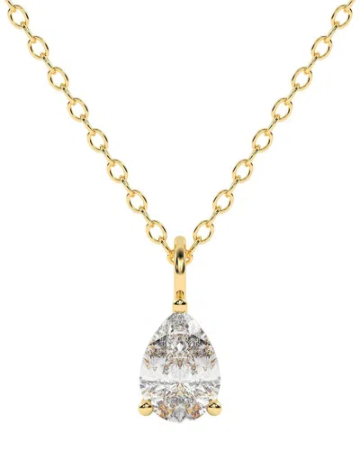 Lab Grown Diamonds 14k 1.00 Ct. Tw. Lab-grown Diamond Necklace In Gold