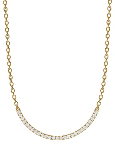 Lab Grown Diamonds 14k 1.00 Ct. Tw. Lab-grown Diamond Necklace In Gold