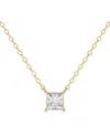 Lab Grown Diamonds Dnu 14k 1.00 Ct. Tw. Lab-grown Diamond Necklace In Gold