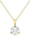 Lab Grown Diamonds 14k 1.00 Ct. Tw. Lab-grown Diamond Necklace In Gold