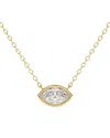 Lab Grown Diamonds 14k 1.00 Ct. Tw. Lab-grown Diamond Necklace In Gold
