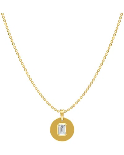 Lab Grown Diamonds 14k 1.00 Ct. Tw. Lab-grown Diamond Necklace In Gold