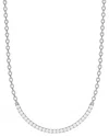 Lab Grown Diamonds 14k 1.00 Ct. Tw. Lab-grown Diamond Necklace In Metallic