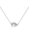 Lab Grown Diamonds 14k 1.00 Ct. Tw. Lab-grown Diamond Necklace In Metallic