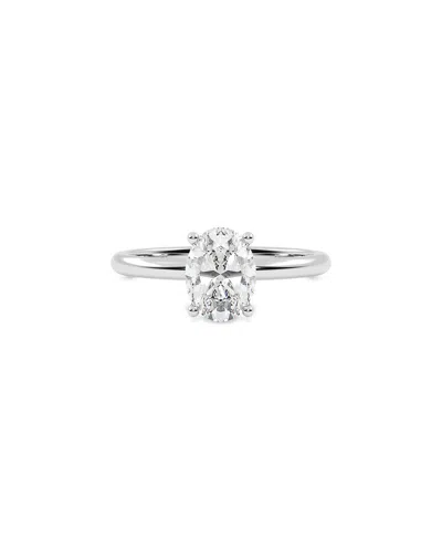 Lab Grown Diamonds 14k 1.00 Ct. Tw. Lab-grown Diamond  Ring In Metallic