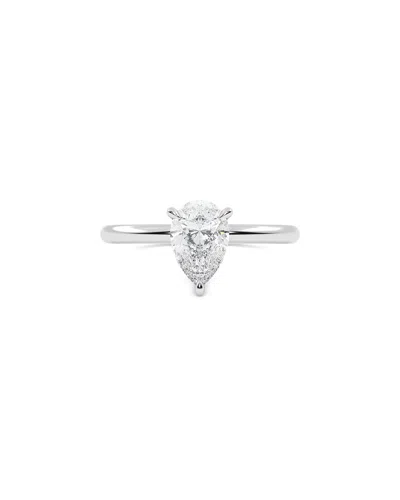 Lab Grown Diamonds 14k 1.00 Ct. Tw. Lab-grown Diamond Ring In Transparent