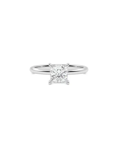 Lab Grown Diamonds 14k 1.00 Ct. Tw. Lab-grown Diamond Ring In Transparent