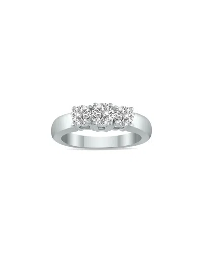 Lab Grown Diamonds 14k 1.00 Ct. Tw. Lab-grown Diamond Ring In Metallic