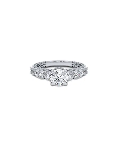 Lab Grown Diamonds 14k 1.00 Ct. Tw. Lab-grown Diamond Ring In Silver