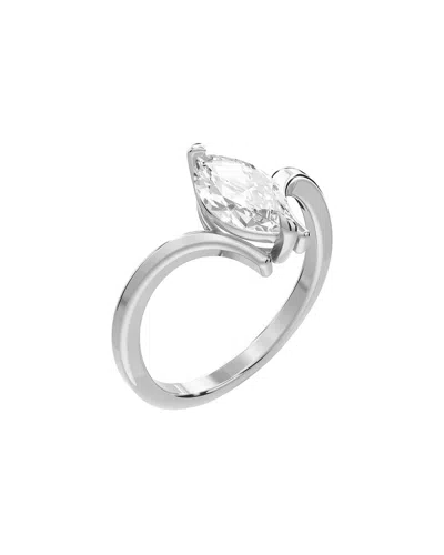 Lab Grown Diamonds 14k 1.00 Ct. Tw. Lab-grown Diamond Ring In Silver