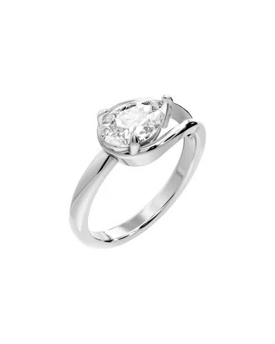 Lab Grown Diamonds 14k 1.00 Ct. Tw. Lab-grown Diamond Ring In Silver