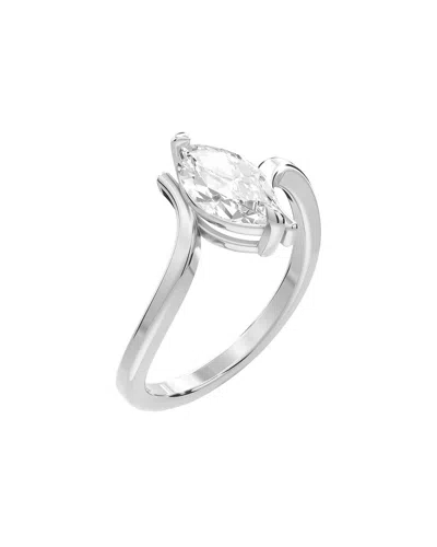 Lab Grown Diamonds 14k 1.00 Ct. Tw. Lab-grown Diamond Ring In Silver