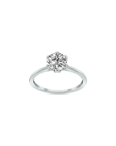 Lab Grown Diamonds 14k 1.00 Ct. Tw. Lab-grown Diamond Solitaire Ring In Metallic