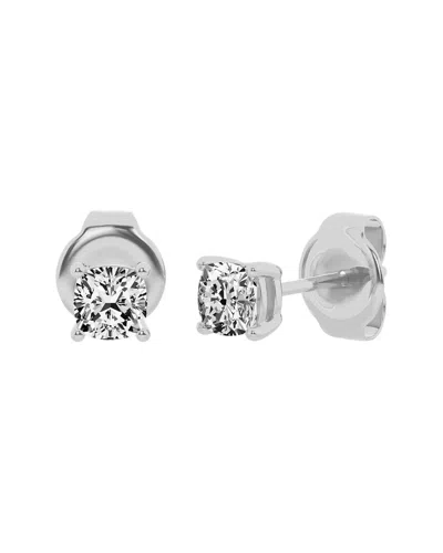 Lab Grown Diamonds 14k 1.00 Ct. Tw. Lab-grown Diamond Studs In Metallic