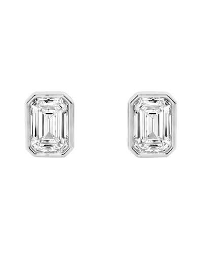 Lab Grown Diamonds 14k 1.00 Ct. Tw. Lab-grown Diamond Studs In Neutral