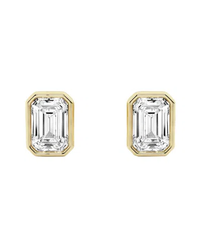 Lab Grown Diamonds 14k 1.00 Ct. Tw. Lab-grown Diamond Studs In Metallic