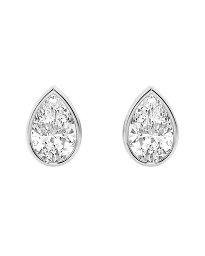 Lab Grown Diamonds 14k 1.00 Ct. Tw. Lab-grown Diamond Studs In Metallic